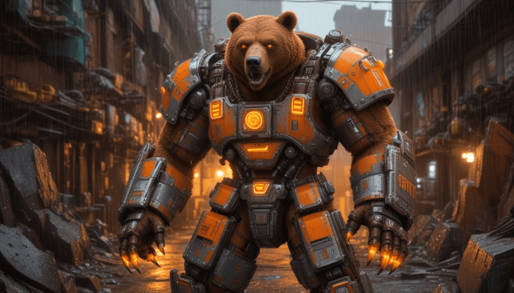 How I Brought a Dystopian Robot Bear to Life with AI—And You Can Too! #digenai #FreeAIVideoGenerator