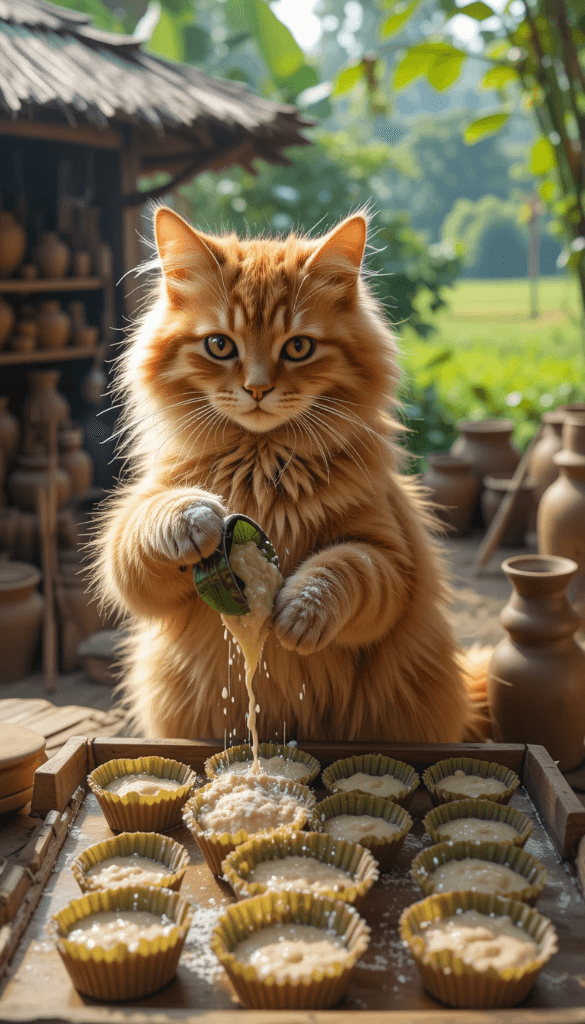 How This Magical Cat Became a Cupcake Chef – And How You Can Too! #digenai #FreeAIVideoGenerator
