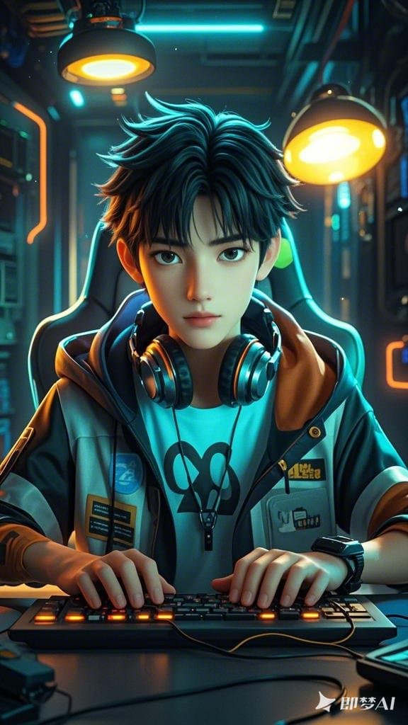 From Gaming Setup to Viral Video: How AI Transformed My Cyberpunk World #digenai #FreeAIVideoGenerator