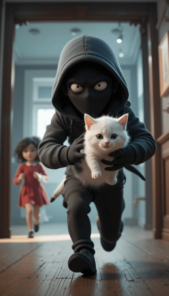 The Night the Kitten Stole Hearts: How AI Made Magic Possible #digen ai# #FreeAIVideoGenerator#