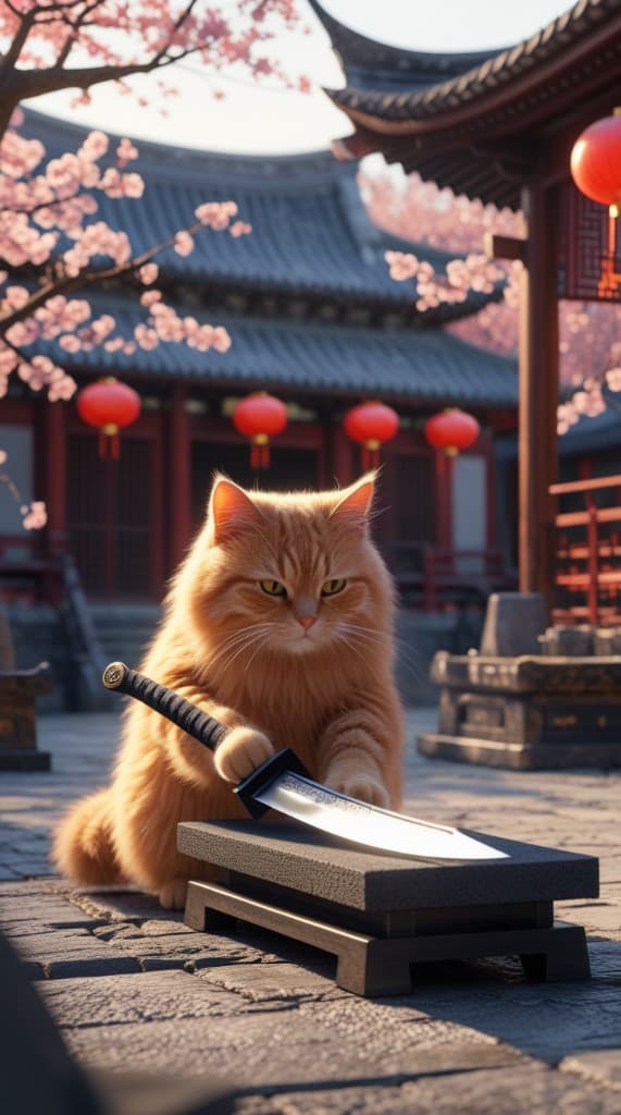 How to Bring Your Cat’s Samurai Dreams to Life with AI Video Magic? #digenai #FreeAIVideoGenerator