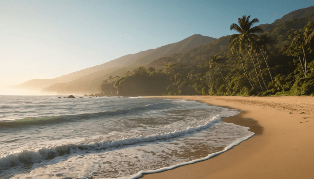 How AI Brought a Tropical Paradise to Life on a Simple Beach Walk #digen ai# #Free AI Video Generator#