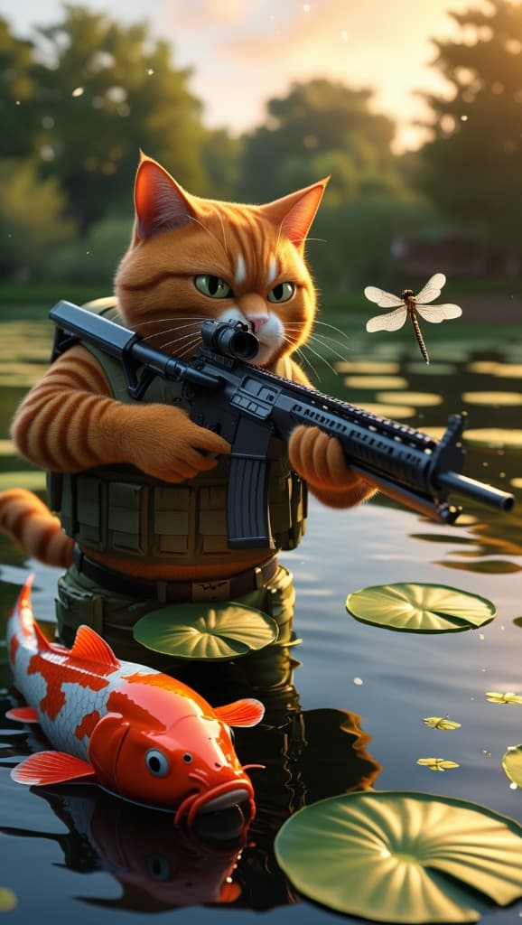 How This Tactical Cat Became an Internet Sensation Using AI Video Tools #digenai #FreeAIVideoGenerator