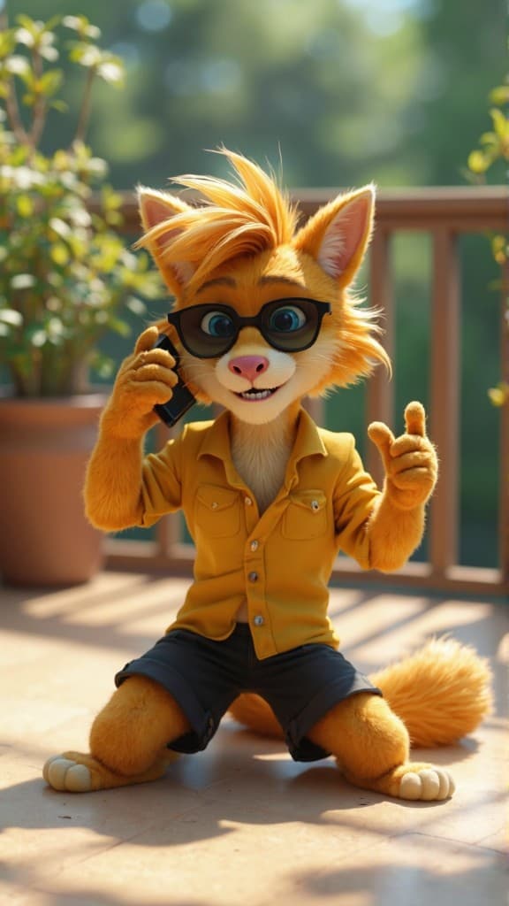 How a Fox’s Smartphone Moment Became a Viral Hit—And How You Can Too! #digenai #FreeAIVideoGenerator