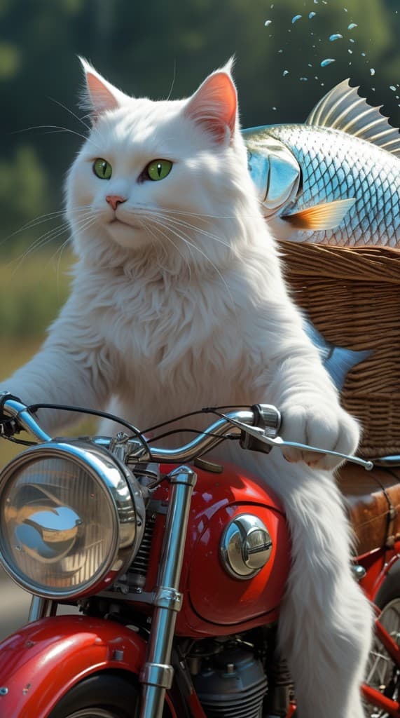How One Cat Became King of Retro Roads—and How You Can Too! #digen ai# #FreeAIVideoGenerator#