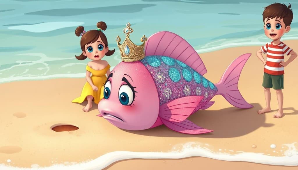 How Two Kids and an AI Tool Saved a Magical Fish? #digen ai #FreeAIVideoGenerator