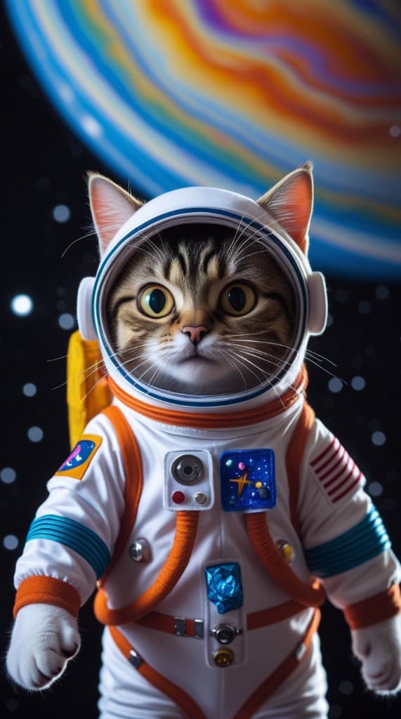 How a Curious Cat Astronaut Conquered Space—And How You Can Too! #digenai #FreeAIVideoGenerator