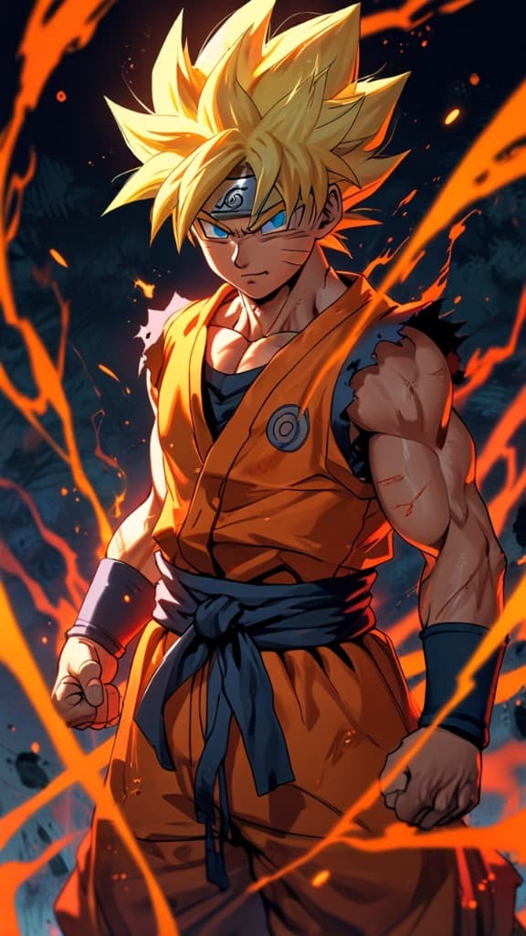 Unlocking Fire's Fury: How AI Brought This Anime Hero to Life #digenai #FreeAIVideoGenerator