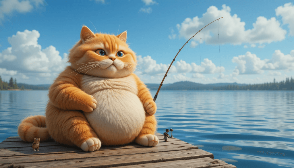 Unlocking Serenity: How AI Brought Two Cats' Lakeside Secret to Life #digen ai# #FreeAIVideoGenerator#