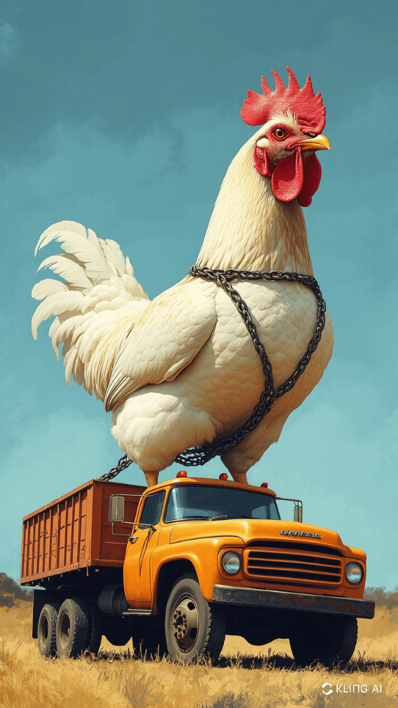 Unlocking Magic with AI: How This Surreal Rooster Scene Became Viral #digenai #FreeAIVideoGenerator