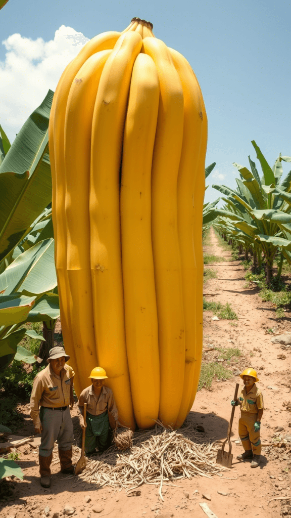 How Did These Farmers Grow a Banana as Tall as a Tree? The Surprising AI Secret Revealed #digen ai# #Free AI Video Generator#