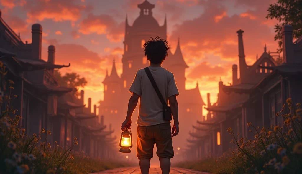 How a Boy’s Magical Lantern Lit Up Social Media with AI Video Magic #digen ai# #Free AI Video Generator#