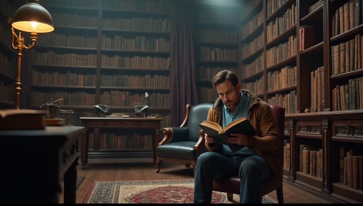 From Page to Screen: How AI Brought This Library Scene to Life #digenai #FreeAIVideoGenerator