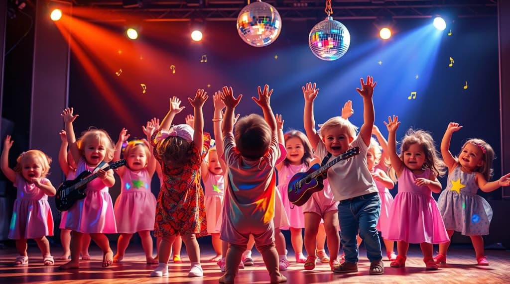 How AI Brought a Disco Dream to Life: Your Kids Can Dance Too! #digenai #FreeAIVideoGenerator
