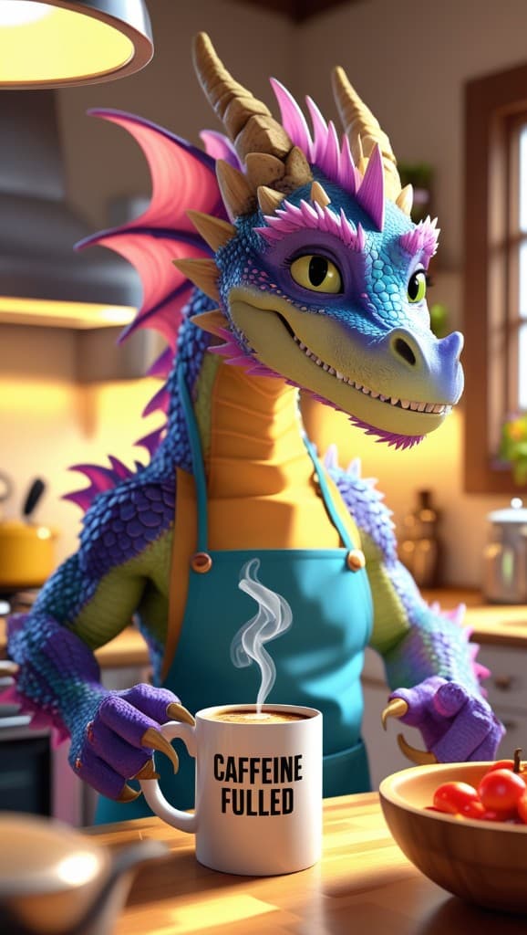 How Did This Dragon Turn Breakfast into Magic? Discover AI Video Creation That’s Free & Effortless #digenai #FreeAIVideoGenerator