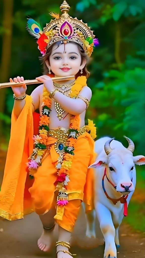 How AI Brought Krishna’s Divine Melody to Life: Your Free Guide to Magical Video Creation #digen ai# #FreeAIVideoGenerator#