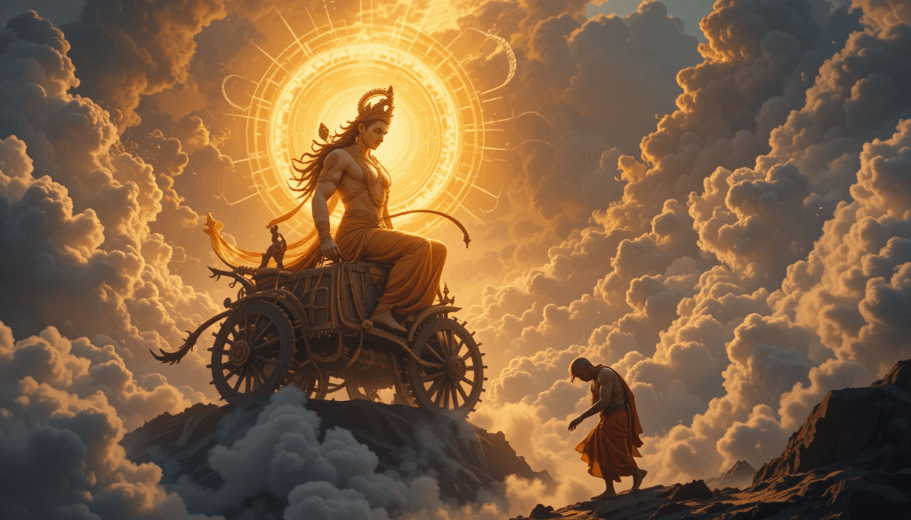 Cloud Chariot Chronicles: Crafting Sacred Visions with AI Video Magic #digen ai# #Free AI Video Generator#