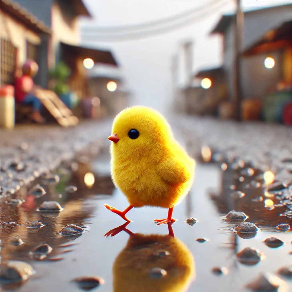 How a Tiny Chick’s Curious Moment Became an AI Video Masterpiece #digenai #FreeAIVideoGenerator