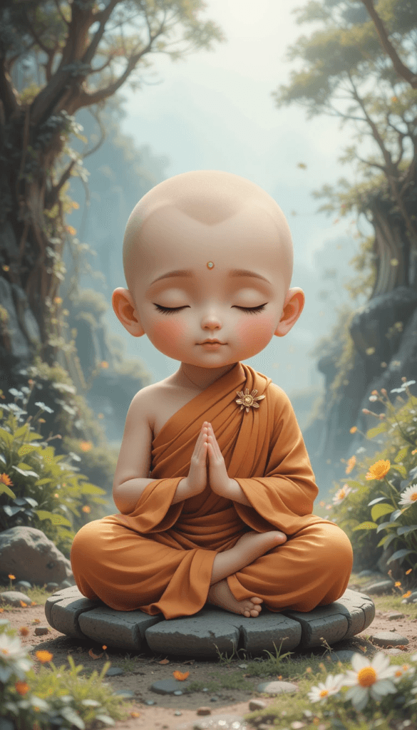 How an Ancient Monk’s Meditation Found New Life Through AI Video Magic #digenai #FreeAIVideoGenerator