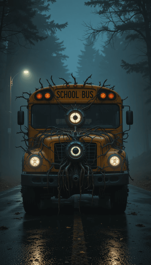 How AI Brought the Haunted School Bus to Life: Your Free Guide to Spooky Video Magic #digen ai #FreeAI