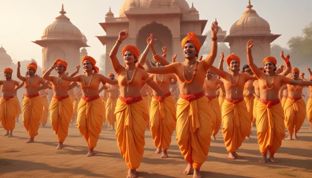 How AI Brought a Temple Dance to Life in One Click #digenai #FreeAIVideoGenerator