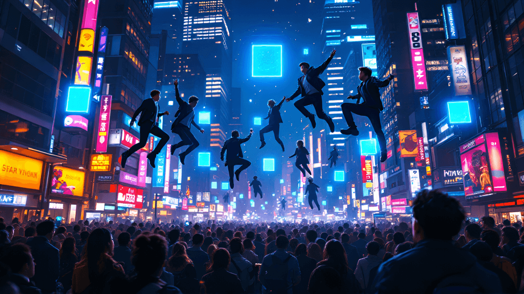 Midnight Leap Magic: How AI Turns City Scenes into Viral Videos #digen ai# #FreeAIVideoGenerator#