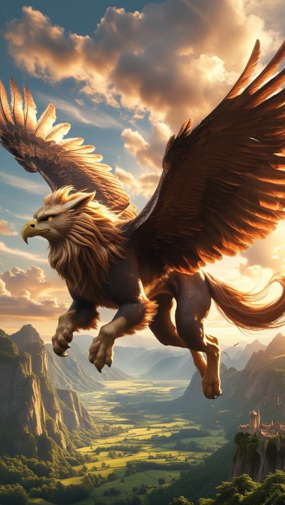 Unlocking Mythical Creativity: How AI Brings Griffins to Life #digen ai #FreeAI