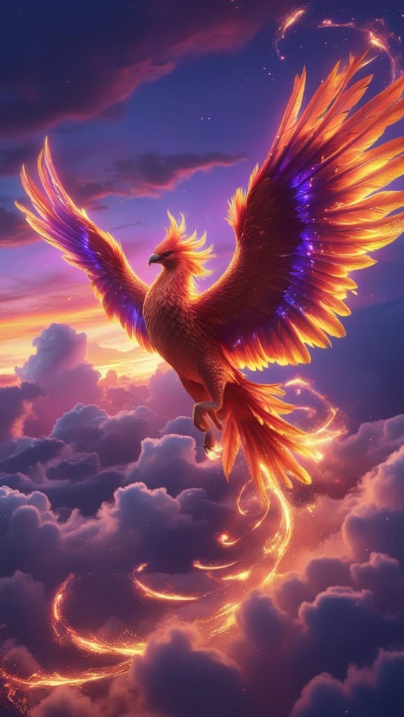 How AI Brought Myth to Life: Crafting the Phoenix’s Twilight Journey #digen ai #FreeAIVideoGenerator