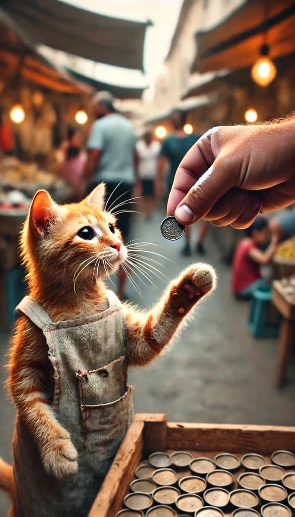How a Market Cat’s Coin Trick Went Viral—and How You Can Make Your Own AI Videos for Free! #digen ai #FreeAIVideoGenerator