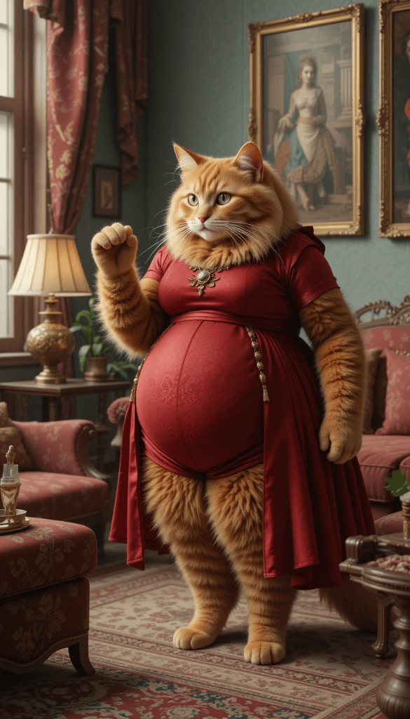 How One Noble Cat Conquered Victorian Grandeur with AI Video Magic #digen ai# #Free AI Video Generator#