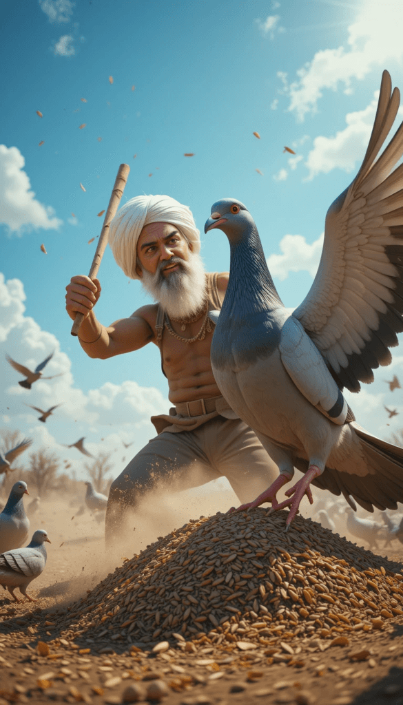 How to Create a Serene AI Video of an Ancient Guardian and His Pigeon Companion #digen ai# #Free AI Video Generator#