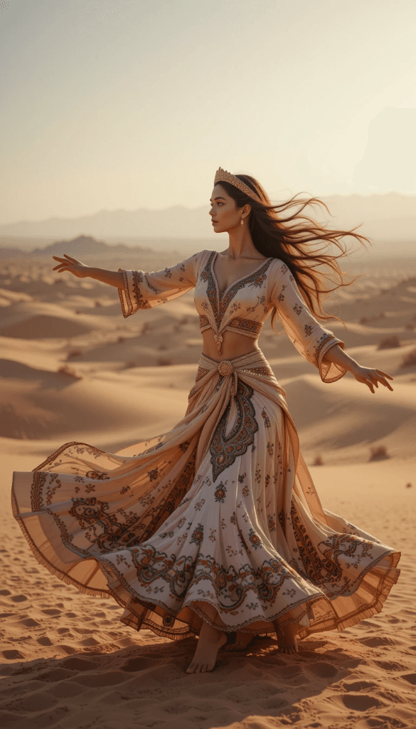 How AI Unleashed a Desert Queen's Epic Journey Across Time #digen #FreeAIVideoGenerator