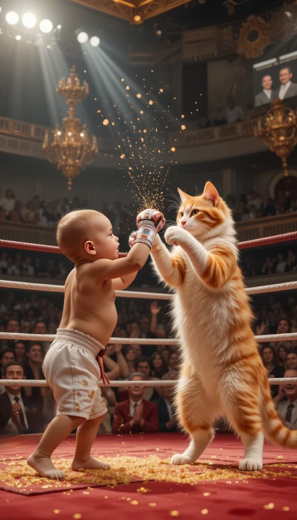 How AI Made This Unlikely Child-Cat Boxing Match Go Viral? Your Free Guide Inside #digen ai# #Free AI Video Generator#