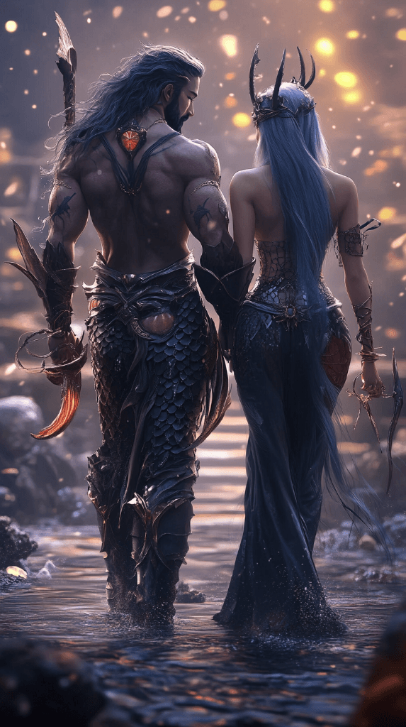 Guardians of the Luminous Depths: How AI Brought Myth to Life #digen ai# #Free AI Video Generator#
