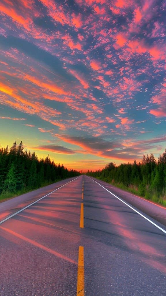 Sunset Road Magic: How AI Transforms Visions into Viral Videos #digenai #FreeAIVideoGenerator