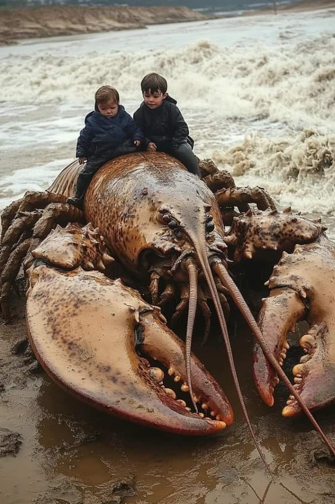 How Two Kids and a Giant Lobster Became Viral with AI Video Magic #digen ai# #FreeAIVideoGenerator#