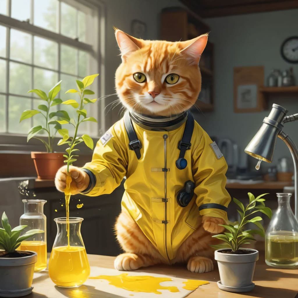 The Whisker-licken Lab Experiment: How AI Brought This Cat’s Discovery to Life #digen ai #FreeAIVideoGenerator