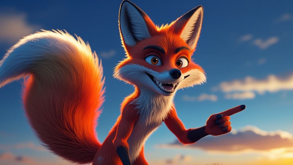 The Fox’s Golden Secret: How AI Made This Mischievous Tale Come Alive #digenai #FreeAIVideoGenerator