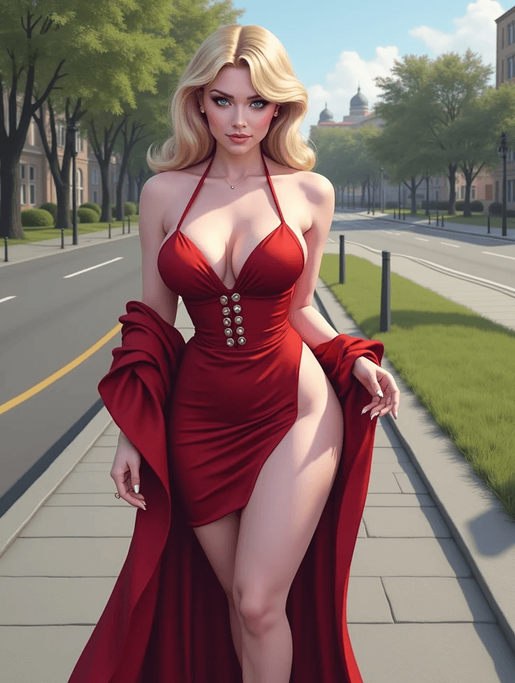 Unlocking Confidence: How This Bold Red Dress Came Alive With AI Video Magic #digen ai #FreeAIVideoGenerator