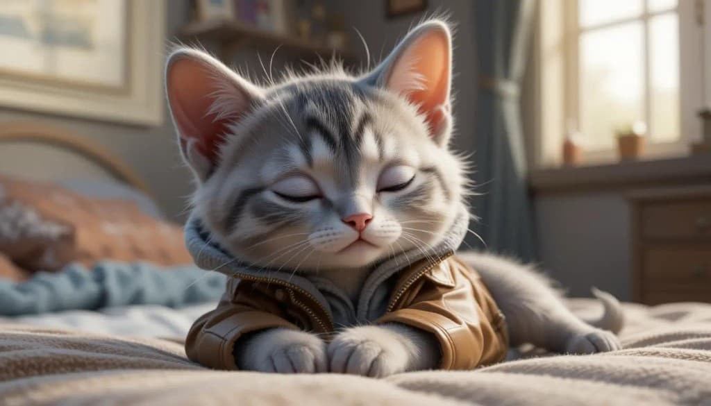How This Chilled-Out Kitten Became an AI Video Star—And How You Can Too! #digen ai# #Free AI Video Generator#