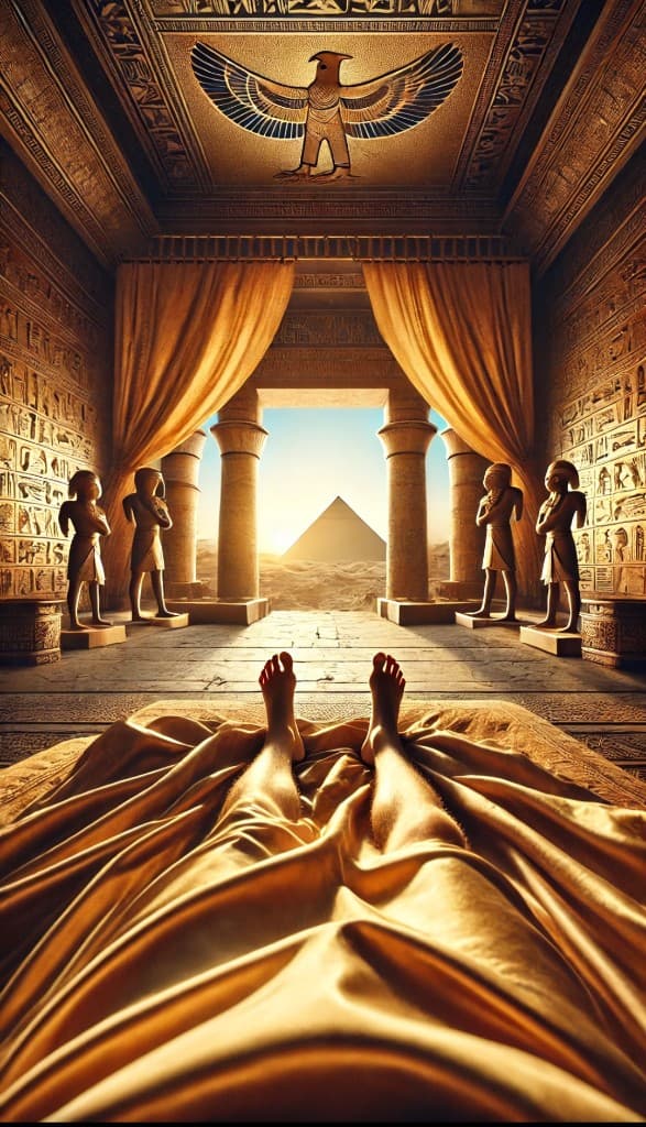 Unlock Ancient Secrets: How AI Brought This Egyptian Temple Scene to Life #digen ai #FreeAIVideoGenerator