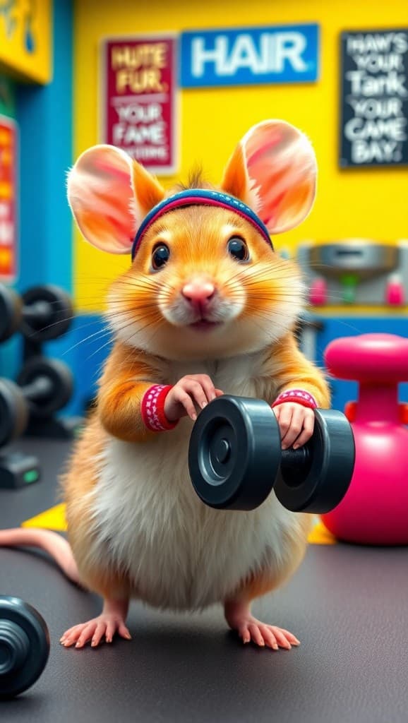 How a Tiny Athlete Became a Fitness Star: Your Guide to AI Video Magic #digen ai# #FreeAIVideoGenerator#