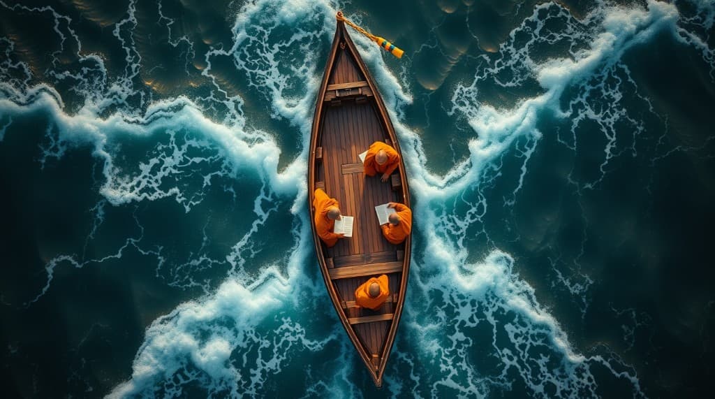 How Three Monks and AI Redefined Calm in Chaos? #digenai #FreeAIVideoGenerator