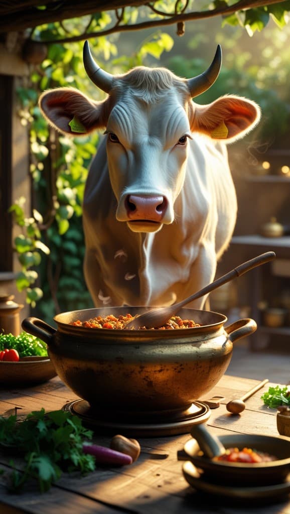 How Clara the Culinary Cow Mastered AI Video Magic – And How You Can Too! #digen ai# #Free AI Video Generator#
