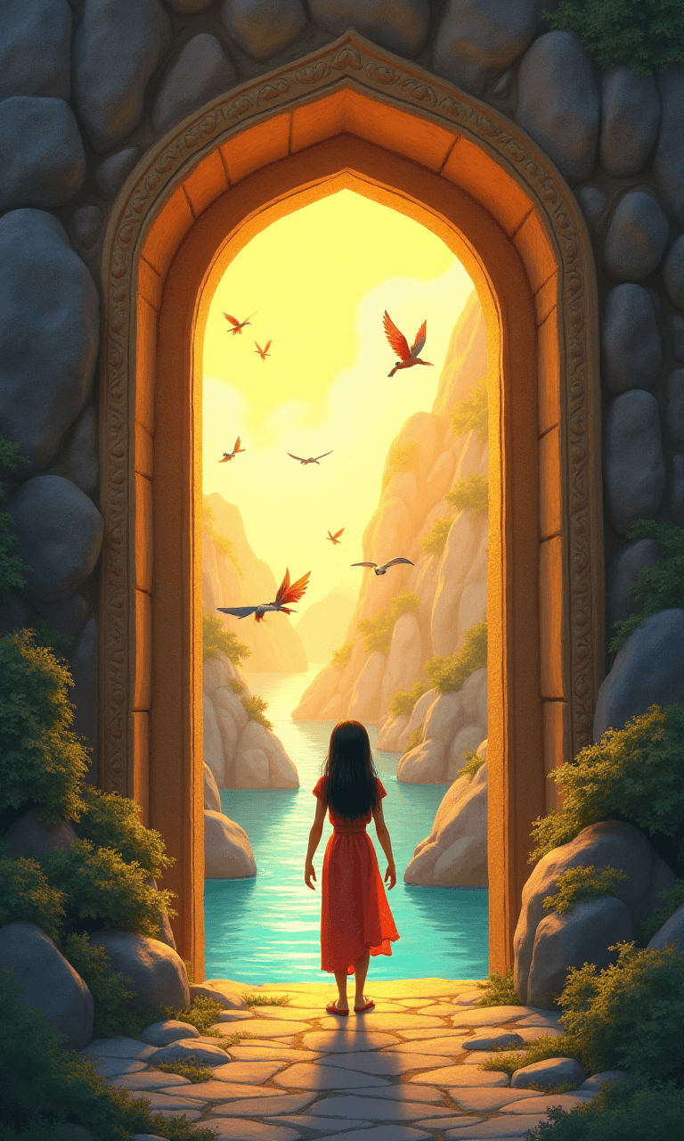 How a Girl’s Golden Archway Adventure Became Your Next Viral Video Idea #digen ai# #FreeAIVideoGenerator#