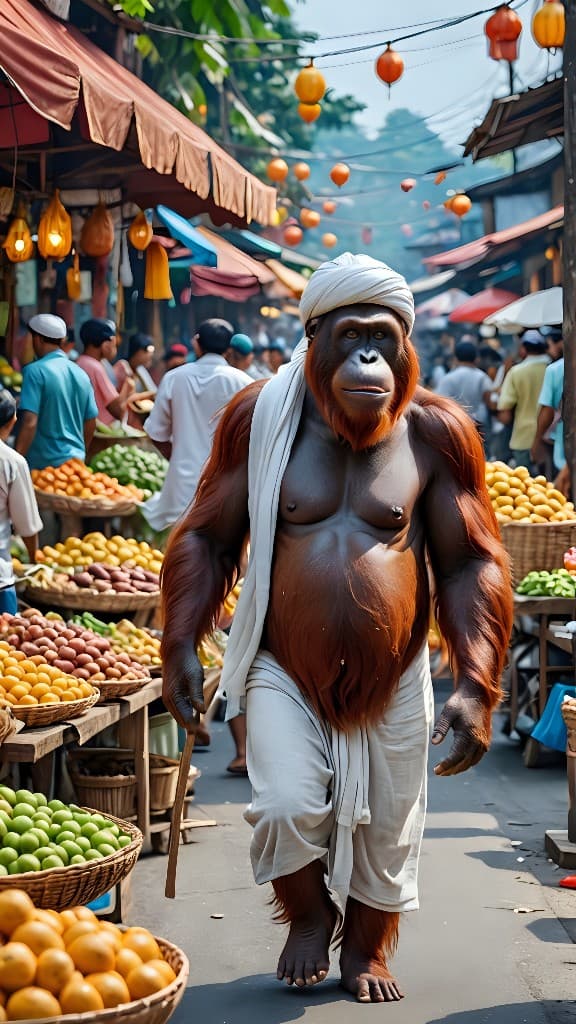 How an Orangutan Became the Unlikely Star of a Cultural Market – And How You Can Create Your Own AI Magic #digen ai# #FreeAIVideoGenerator#