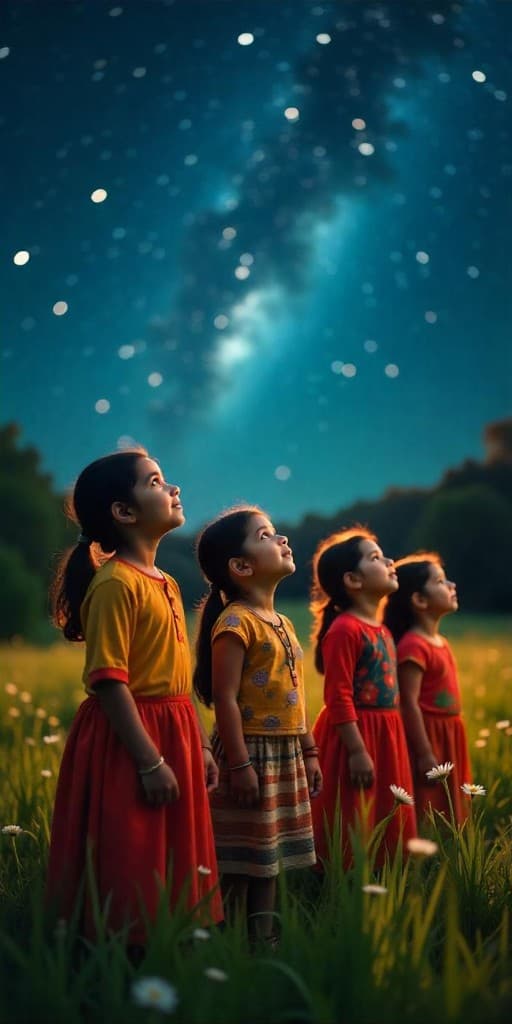 How Four Friends Captured Magic Under the Stars with AI Video Tech? #digen ai# #FreeAIVideoGenerator#