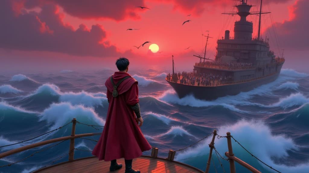 Sail into the Sunset: How AI Brought a Seafaring Vision to Life #digen ai# #Free AI Video Generator#