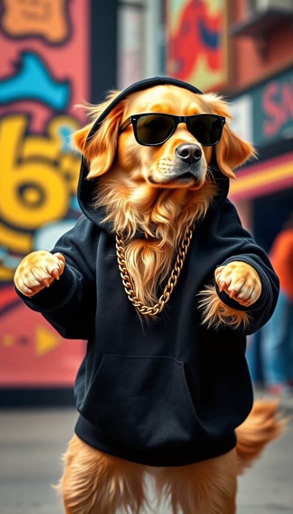 How This Golden Retriever Became the Coolest Canine Star – And How You Can Too! #digenai #FreeAIVideoGenerator