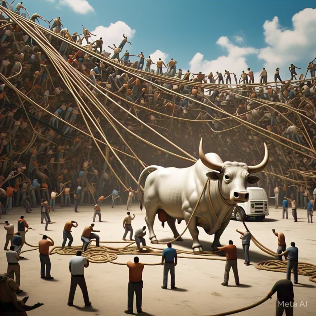 How I Turned My Wild Bull Roping Daydream into Viral Video Magic – No Skills Needed! #digen ai #FreeAIVideoGenerator